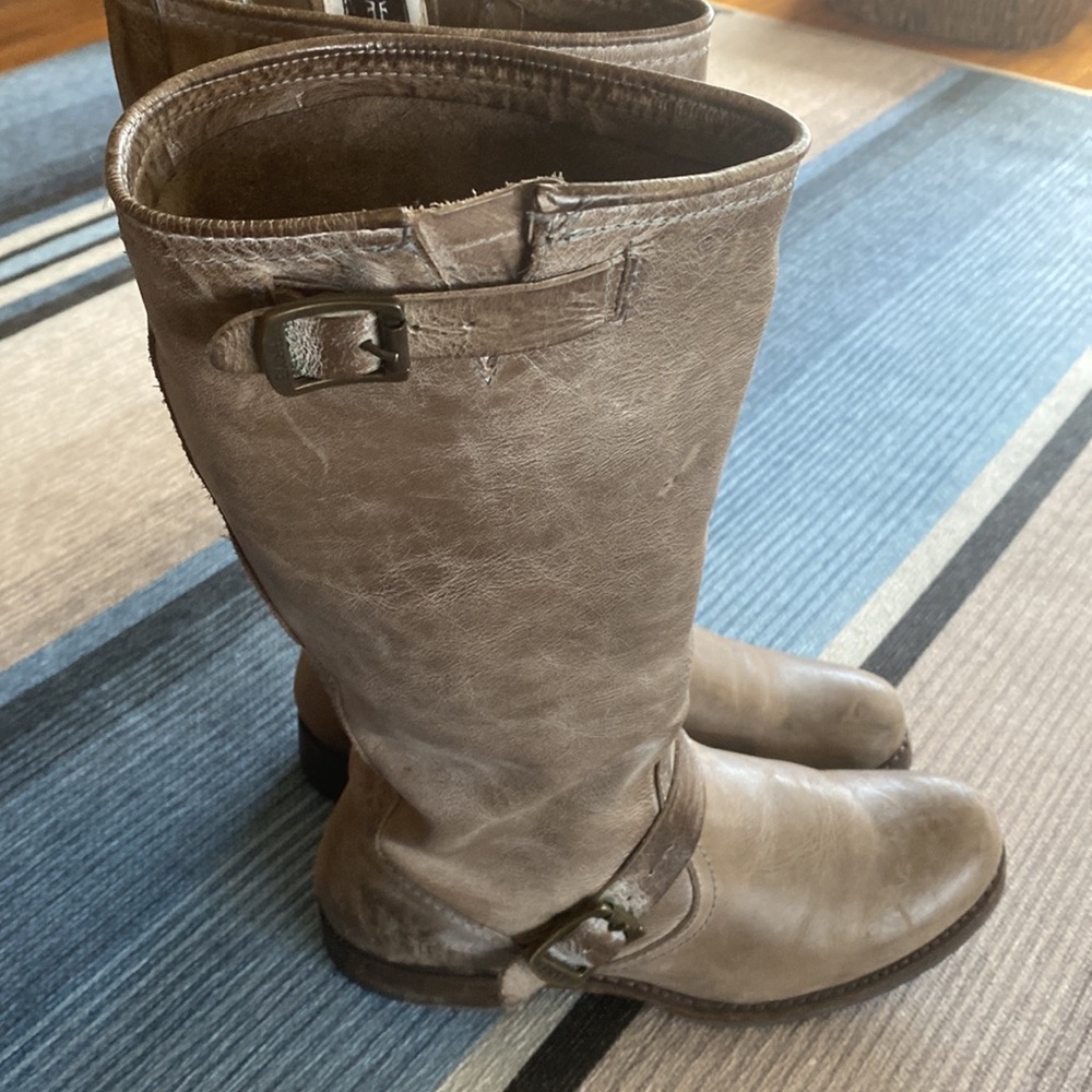 Frye Grey Riding boots - Picture 3 of 6